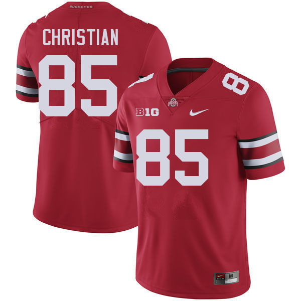 #85 Bennett Christian Ohio State Buckeyes Jersey College Football Uniforms-Red
